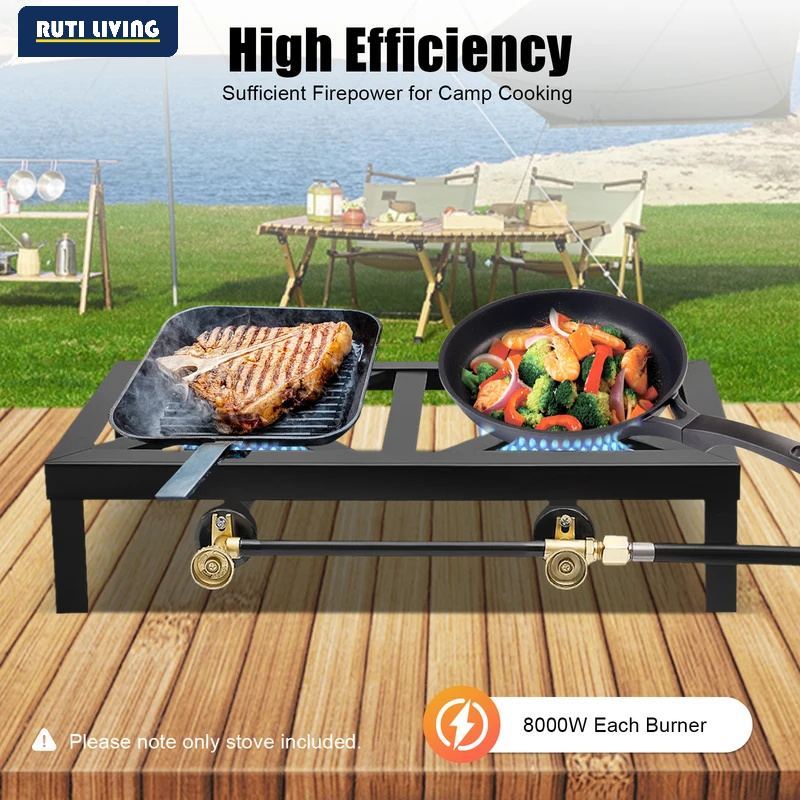 Portable 1/2 Burner Outdoor Ga - Home Cooking Gas recension och pris